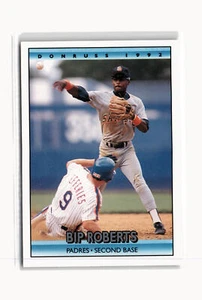Béisbol Bip Roberts #371b 1992 Donruss San Diego Padres - Imagen 1 de 2