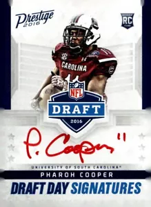 FB Pharoh Cooper 2016 Prestige Draft Day Signatures Red Ink #PC /25* Print Run - Picture 1 of 2
