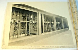 UNION RAILROAD-REAR VIEW OF COMBINATION BOARDS SHOWN WIRING~8 X10 PRINT~ C29032 - Foto 1 di 4