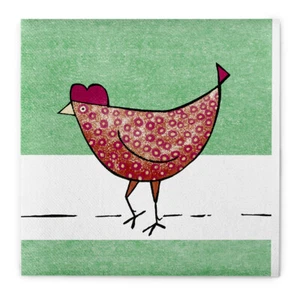 12 Serviette Tiffy aus Linclass® Airlaid 40 x 40 cm - Ostern Huhn Küken - Bild 1 von 10