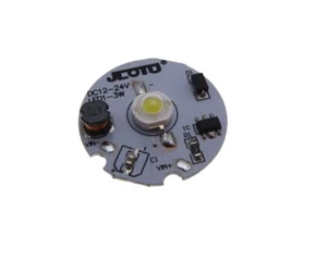 Breakout LED di potenza 1W in alluminio con azionamento a corrente costante 12VDC - bianco caldo - Foto 1 di 1