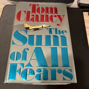 The Sum Of All Fears Tom Clancy HCDJ Hard cover - Picture 1 of 7