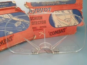 RARE VINTAGE RAYDYOT 'COMBAT SCREEN PROTECTOR WINDSCREEN AUTOMOTIVE CAR ENGLAND - Picture 1 of 9