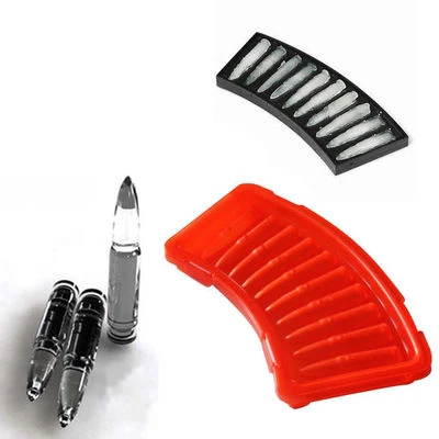 Bullet Rocket Shape Ice Cube Tray Mold pudding Jelly Mold Freeze Maker 2pks - Image 1 of 4