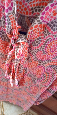 Abito tunica donna FRENCH CONNECTION 100% viscosa fantasia Nuovo tg 44 - Immagine 1 di 4