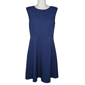 Table Eight Size 16 Blue Sleeveless Fit Flare Knee Length Career Cocktail Dress - Picture 1 of 6