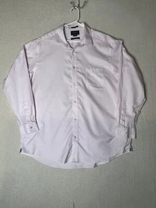 Camisa negra marrón 1826 para hombre talla 18,5 36 manga larga calce clásico rosa a cuadros - Imagen 1 de 10