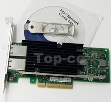 Intel X540 -T2 10G Dual RJ45 Ports PCIe x8 Ethernet Converged Network Adapter