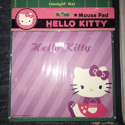 Hello Kitty Mouse Pad New in Package SANRIO 2012 - Image 1 of 4