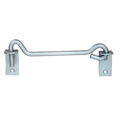 POLLMANN BAUBESCHLÄGE Sturmhaken Torhaken Türhaken Fensterhaken schwer zum Anschrauben feuerverzinkt