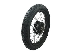 Komplettrad schwarz Speichen VA Heidenau Reifen für Simson S51 S50 Star Schwalbe - Bild 1 von 1