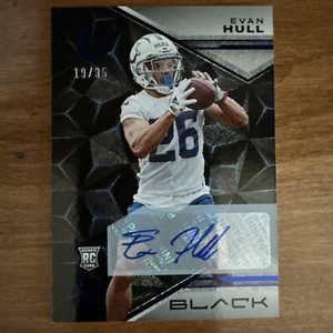 2023 Panini Black Evan Hull Sapphire Auto RC /35