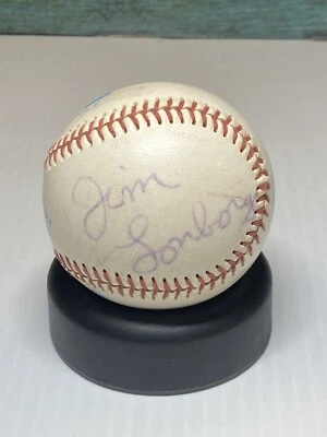 Béisbol autografiado firmado por Jim Lonborg de los Medias Rojas de Boston  Foto 1 de 4