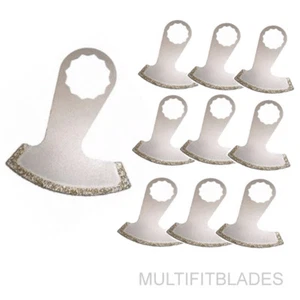 10 cuchillas oscilantes de diamante - supercorte fino, compatible con Festool Vecturo - Imagen 1 de 1