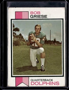 Bob Griese 1973 Topps #295 Miami Dolphins - Picture 1 of 2