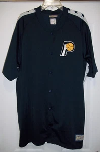 Vtg Majestic Hardwood Classics Indiana Pacers NBA Warm Up Jersey Men's XXL - Picture 1 of 10