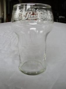 Vintage 1970s Pepsi Cola 16oz Drinking Glass W White Lettering 6” Tall Excellent - Picture 1 of 4