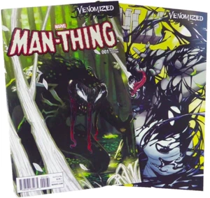 Marvel MAN-THING #1 + HULK #4 VENOMIZED Variant Lot VF/NM Ships FREE! - Picture 1 of 12