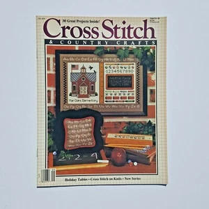 Cross Stitch & Country Crafts Magazine September October 1986 School Wedding - Picture 1 of 2