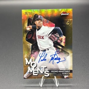 2024 Topps Finest PEDRO MARTINEZ Finest Moments Auto #FMA-PM BOSTON RED SOX /50 - Picture 1 of 6