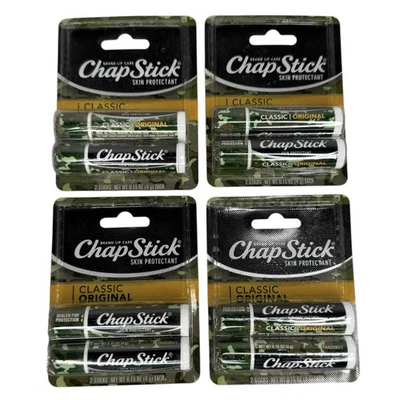 (4) ChapStick CAMO 2 Pk Carded Lip Balm Camouflage Print - Image 1 of 4