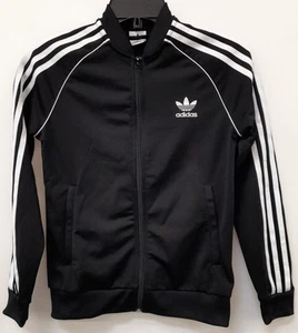 Adidas Youth Orig.Superstar Track Black White Size 11-12Y/M Jacket - Picture 1 of 5
