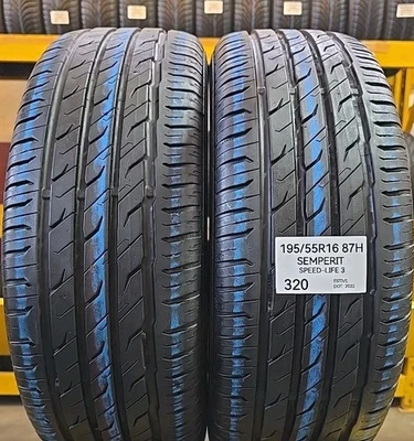 2x GOMME USATE 195 55 R16 87 H SEMPERIT SPEED-LIFE 3 PNEUMATICI ESTIVE 1955516 - Immagine 1 di 3