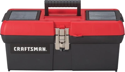 CRAFTSMAN Tool Box, Lockable, 16 In., Red/Black (CMST16901) - Image 1 of 4