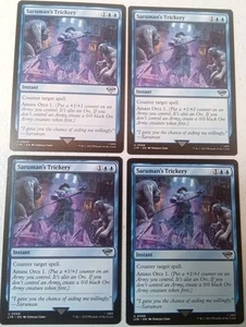 Magic The Gathering Saruman's Trickery Playset Uncommon Blue 0068 Universes... - Picture 1 of 10
