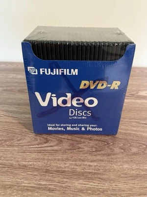 Fujifilm DVD-R 120 Min 4.7 GB - 25 Pack - New DDVD-R8X 4.7GB Video 25PK - New - Image 1 of 4