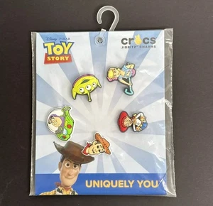 Crocs Jibbitz Uniquely You - Toy Story - Woody Buzz Jessie Alien New In Package - Picture 1 of 2