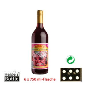 Glühwein Himbeere 9,5% Alc., 6 x 750 ml-Flasche ohne Pfand - Bild 1 von 1