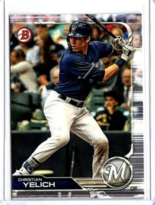 CHRISTIAN YELICH Milwaukee Brewers 2019 Topps Bowman PAPER #14 2018 NL MVP!!! - Picture 1 of 2
