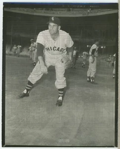 Harry Byrd - c. 1955-56 Chicago White Sox - 4"x5" original contact print - Picture 1 of 2