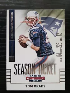 Boleto de temporada 2014 de los Playoffs Contenders #67 de Tom Brady Patriots ¡como nuevo envío gratuito! - Imagen 1 de 4