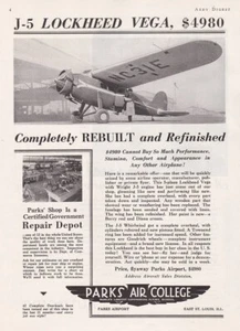 Lockheed Vega 1932 avión anuncio 2/14/2023d - Imagen 1 de 1