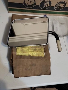 GM NOS 1982-90 Chevy Blazer S10 Chrome Stainless LH Rear View Mirror 14031249 - Picture 1 of 4