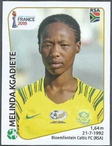 PANINI WOMENS WORLD CUP-FRANCE 2019- #175-SOUTH AFRICA-MELINDA KGADIETE