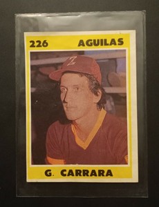 1987-88 Giovanni Carrara Venezuelan Winter League Sticker #226