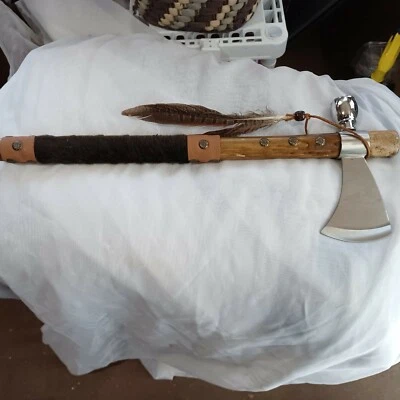 Peace Pipe Tomahawk Replica - Image 1 of 4