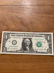 September 20 1970 Birthday/Anniversary π΅ One Dollar Note 09197020 UNC - Picture 1 of 8