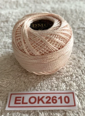 DMC Perle Cotton Thread Color Pale Pink 819 Size 8 95 Yards - Image 1 of 4