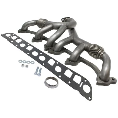 Coletor de escape aço inoxidável para Jeep Grand Cherokee Wrangler 4.0L V6 NOVO - Imagem 1 de 4