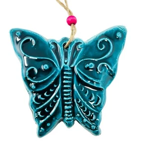 "Figura de mariposa decorativa turca hecha a mano tradicional pintada a mano 4""" - Imagen 1 de 4