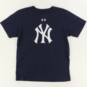 Under Armour New York Yankees Solid T-Shirt Navy Blue Men's L - Picture 1 of 5