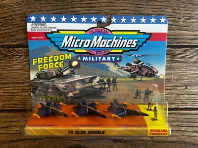 1994 Galoob Micro Machines Military Freedom Force #6 Blue Angels  NEW HTF - Image 1 of 3