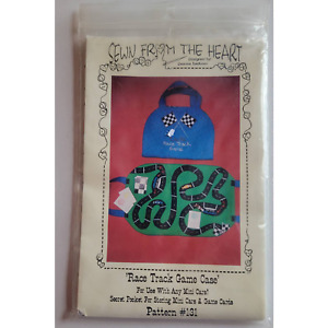 Sewn From The Heart Race Track Game Case Pattern UnCut Toy Mat 1994