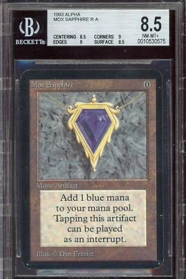 BGS 8.5 Alpha Mox Saphire ~ Vintage MTG/Magic!!! - Image 1 of 2