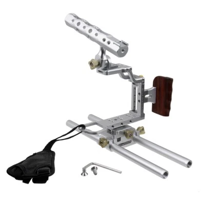 Carcasa Sharkcage para cámaras Sony serie α7 (α7, α7R, α7S) - plateada Foto 1 de 4