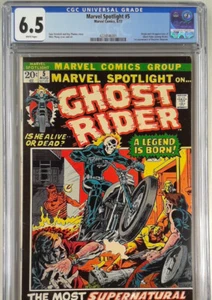 MARVEL SPOTLIGHT 5 (1971) CGC 6.5 1. ERSCHEINUNG Ghost Rider Johnny Blaze (SL... - Bild 1 von 1